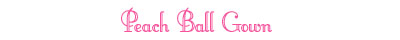Peach Ball Gown