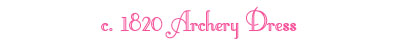 check date Archery Dress