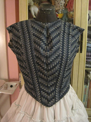 Bodice in progress