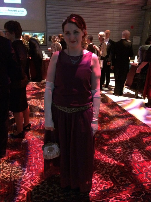 1920s Dress at WGBH Downton Abbey Evening