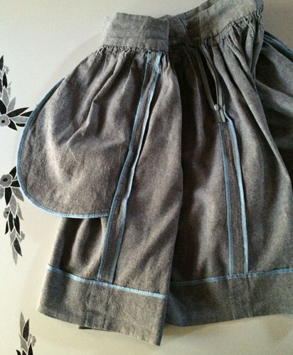 Megan Nielson Brumby skirt in chambray