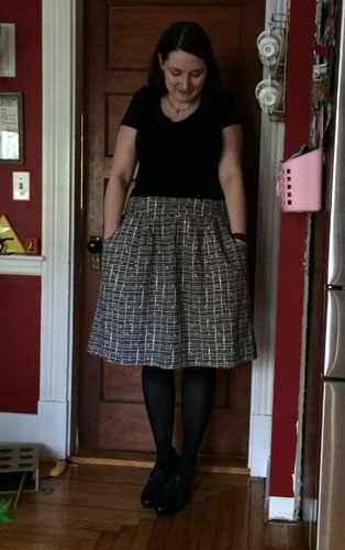 Simplicity 2226 skirt from Craftsy kit