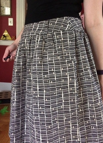 Simplicity 2226 skirt from Craftsy kit