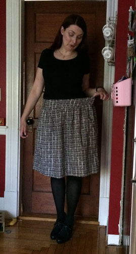 Simplicity 2226 skirt from Craftsy kit