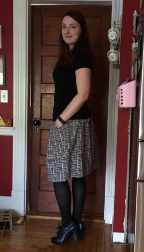 Simplicity 2226 skirt from Craftsy kit